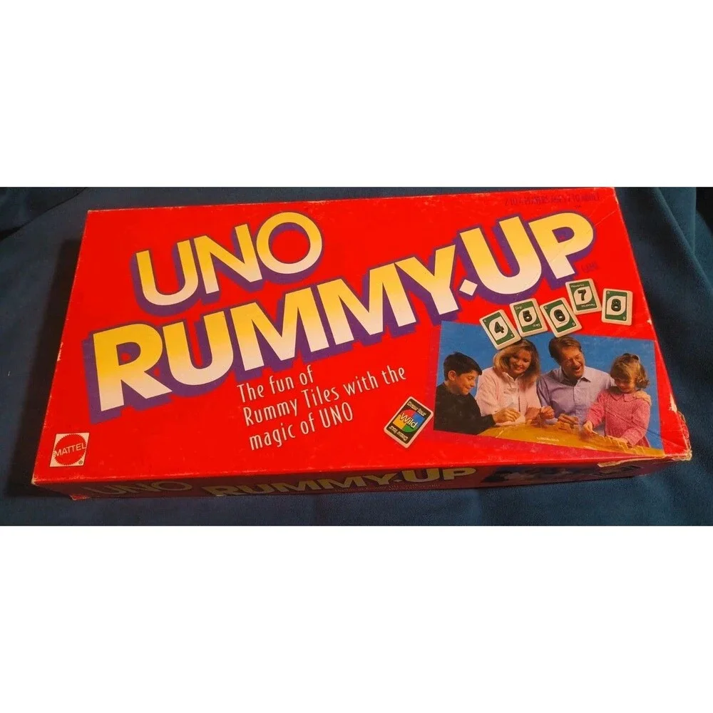 1993 UNO RUMMY UP Tile Game 100% Complete